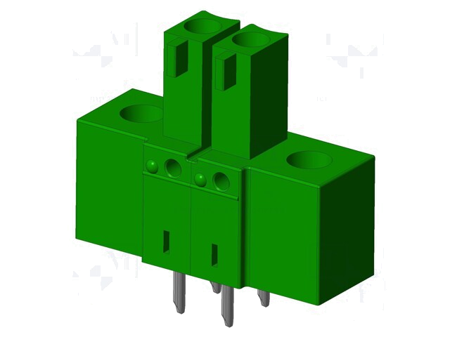 Connector: ontkoppelbare terminal strip; contact; vrouwelijk Connector: ontkoppelbare terminal strip; contact; vrouwelijk